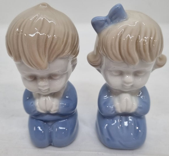 Salt and Pepper Shakers Praying Boy and Girl