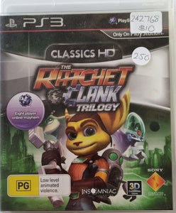 PS3 Game The Ratchet and Clank Trilogy