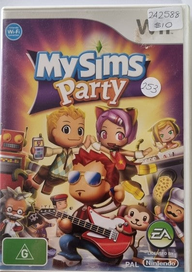 Wii Game My Sims Party