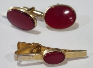 Cufflink and Tie Pin Set