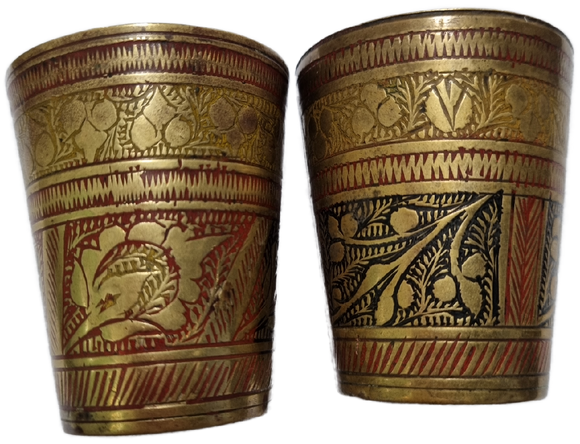 Brass Cups Set/2