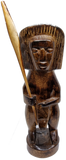 Tribal Wooden Warrior Statue