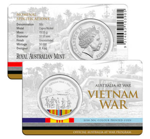 2016 Australia at War Vietnam War 50 Cent