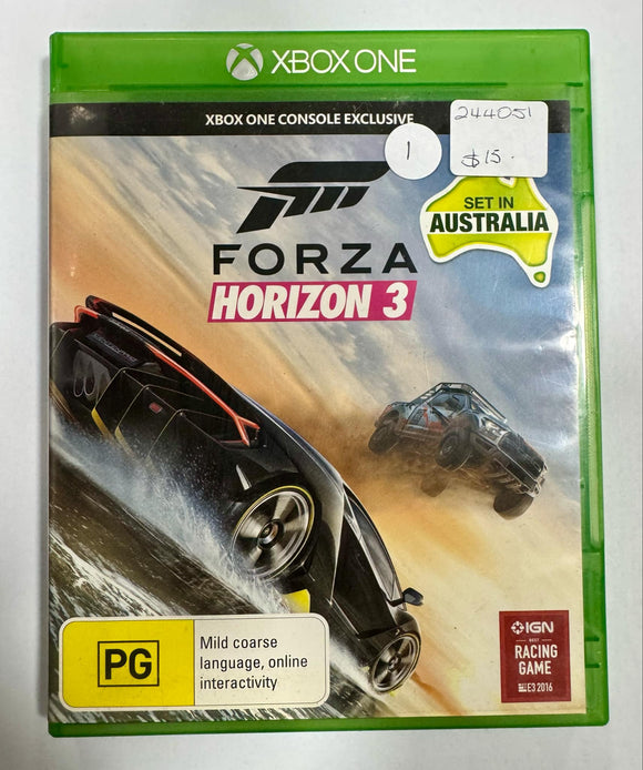 Forza Horizon 3 Xbox One Game