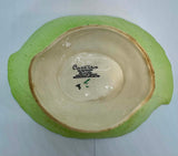 Carlton Ware "Wild Rose" Leaf Shaped Pedestal Dish