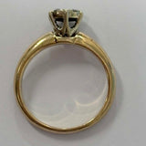 9ct Yellow Gold Diamond Cluster Ring