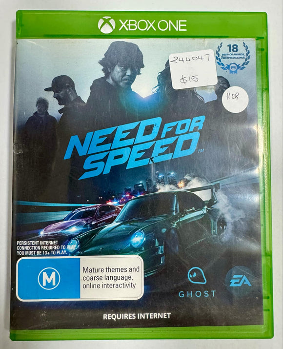 Need For Speed Xbox One Game