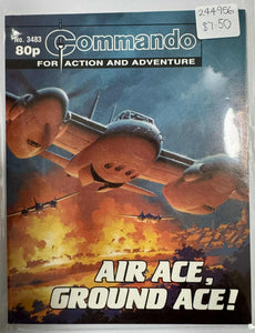 Commando Comic No.3483 Air Ace, Ground Ace!