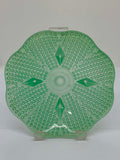 Frosted Depression Glass Candy Dish