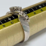 18ct White Gold Diamond Ring Vintage