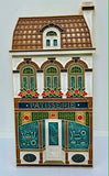 Vintage Vangeebergen Belgium Ceramic Patisserie (Pastry Shop) Town House Facede