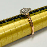 10ct Rose Gold Diamond Ring