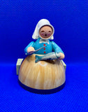 Vintage Wendt & Kuhn Handcrafted Erzgerbirge Fishmonger