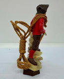 Vintage Itakian Resin Mountaineer figurine