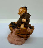 Vintage Resin Monk Figurines