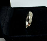 9ct White Gold  Diamond Dress Ring