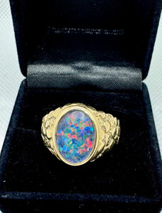 14kt Yellow Gold Opal Ring