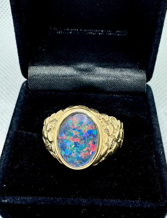 14kt Yellow Gold Opal Ring