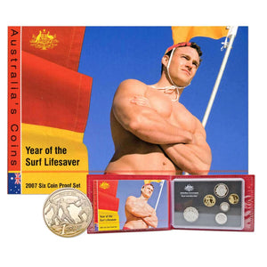 2007 Year of the Surf Lifesaver Six Coin Uncirculated Set