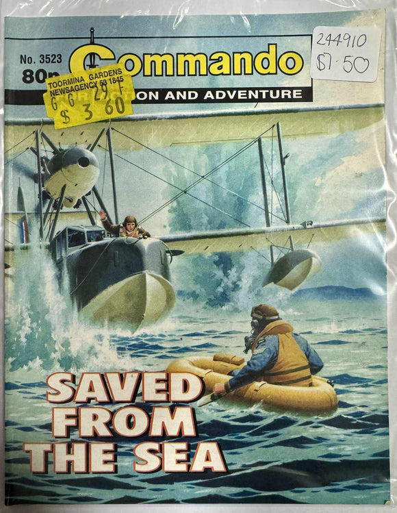 Commando Comic No.3523 Saved From The Sea