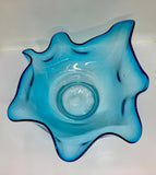 Mid-Century Viking Art Glass "Bluenique"