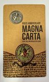 20c 2015 800th Anniversary of Magna Carta Carded UNC