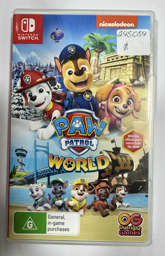 Paw Patrol World Nintendo Switch Game