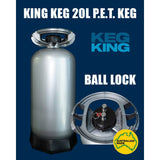 King Keg 20L PET Corny Ball Lock Keg