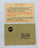 The Aldis Minor Projector