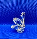 Cut Glass Butterfly Figurine