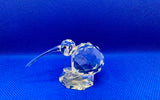 Cut Glass Kiwi Bird Figurine