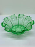 Depression Glass Bowl Green