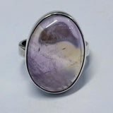 Sterling Silver Polished Oval Cabochon Ametrine Ring