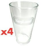 Beer Pint Glass 4pcs/pack