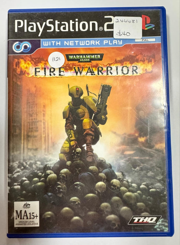 Warhammer 40,000 Fire Warrior PS2 Game