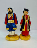 Vintage Balkan Traditional Folk Dress Husband and Wife Figurines