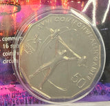 Melbourne 2006 Commonwealth Games 50 Cent Weightlifting Uncirculated