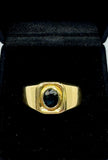 14k Yellow Gold Sapphire Ring