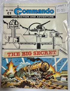 Commando Comic No.3700 The Big Secret