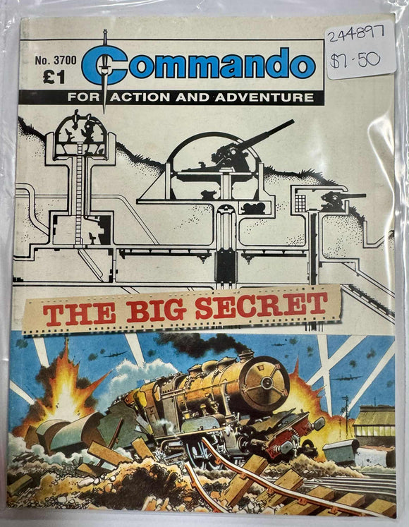 Commando Comic No.3700 The Big Secret