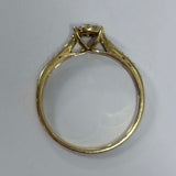 9ct Yellow Gold Diamond Cluster Ring