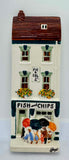 Hazle Ceramics Fish and Chips Wall Plaque