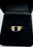 18ct Yellow Gold Sapphire and Diamond Ring