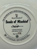 Royal Doulton "Seeds Of Mischief" Plate