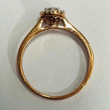 10ct Rose Gold Diamond Ring