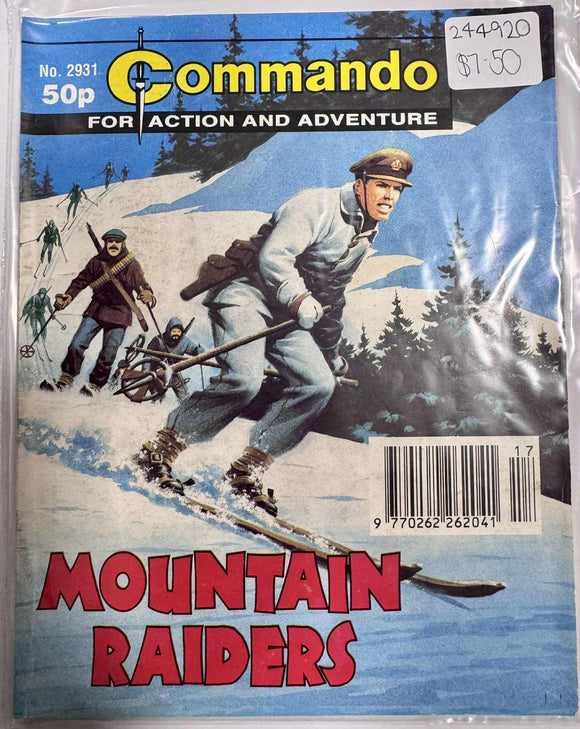 Commando Comic No.2931 Mountain Raiders