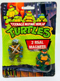 Vintage Teenage Mutant Ninja Turtles Magnets Leonardo and Michaelangelo