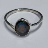 Sterling Silver Labradorite Ring