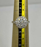 9ct White Gold Diamond Ring