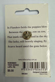 Remember Their Service Pin "Poppy Recollections"